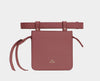 Carre Belt Bag Milky Burgundy