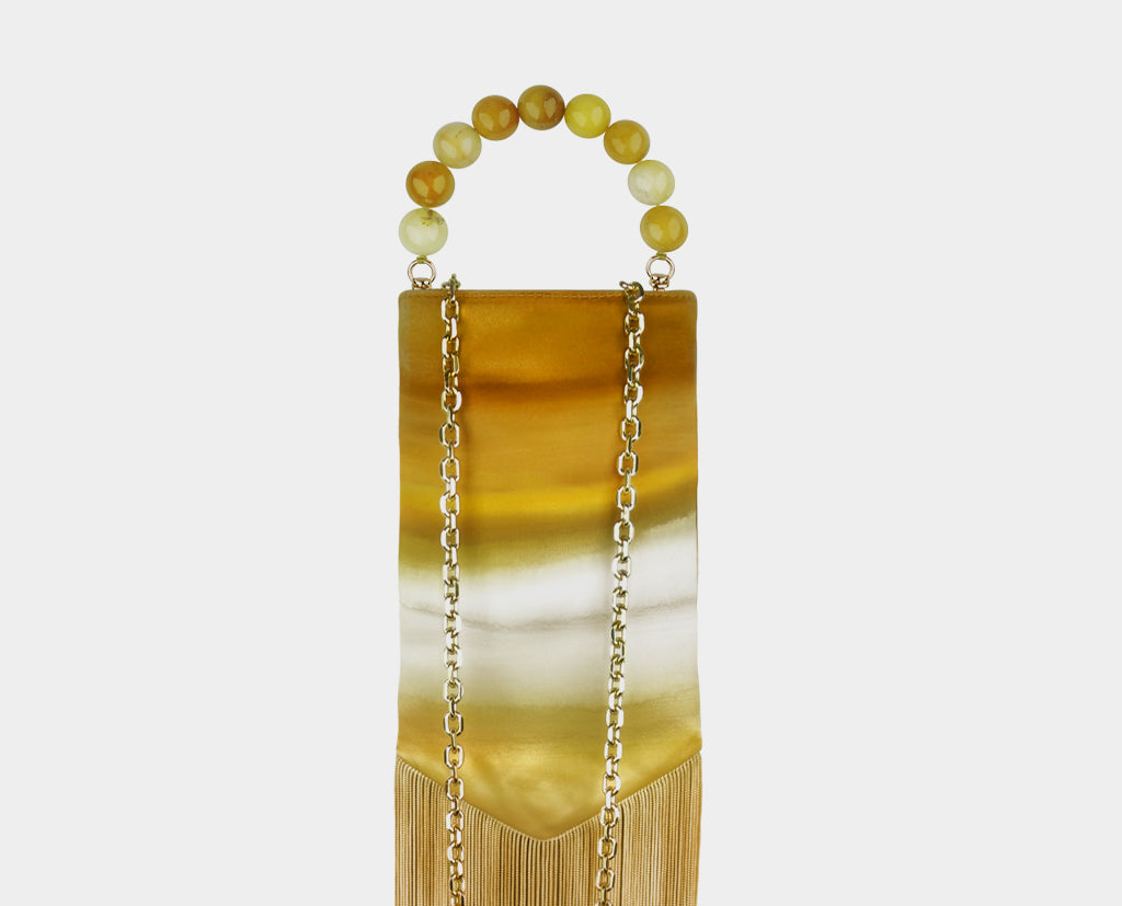 Long Sally Tassel Bag Yellow